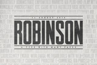 Robinson font