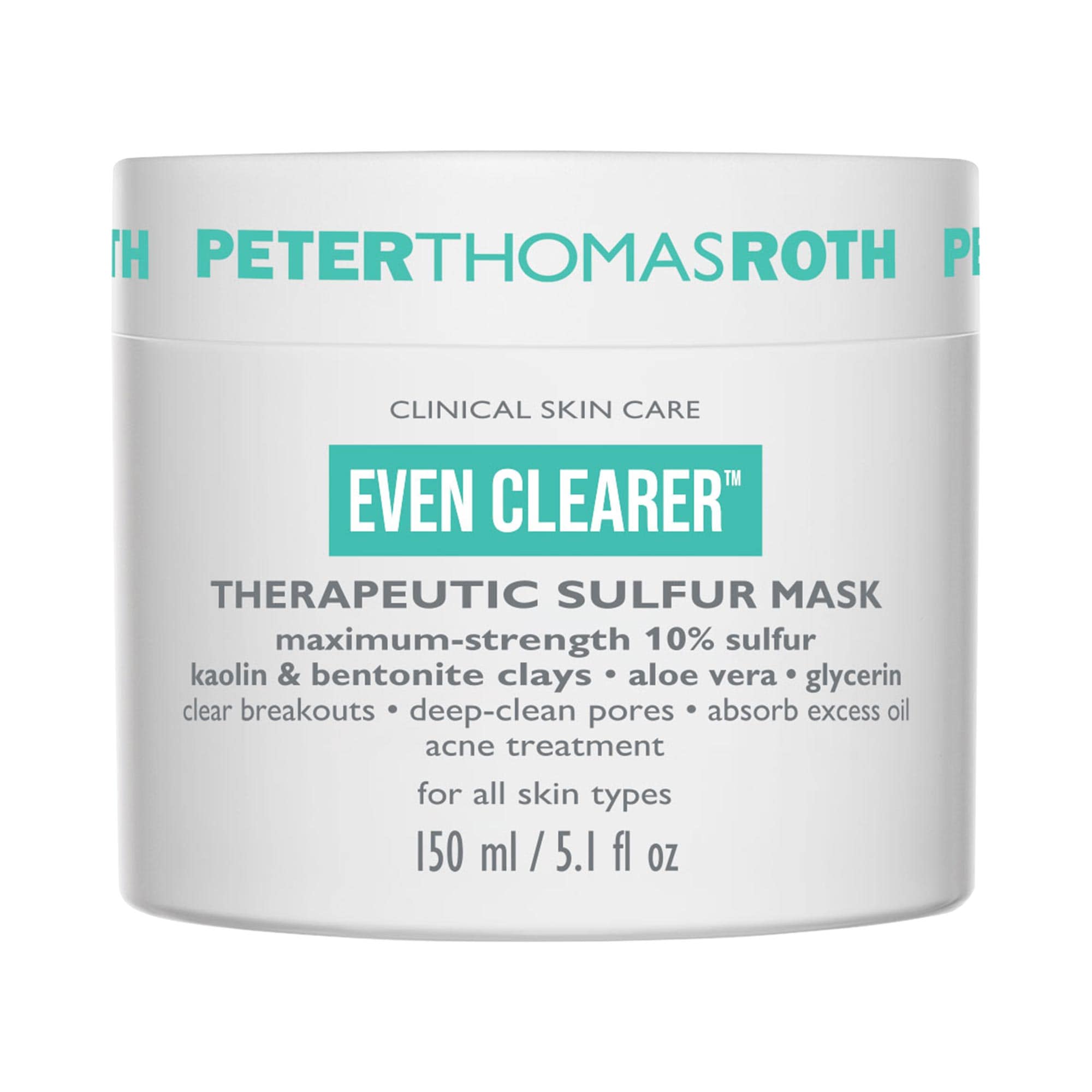 Even Clearer&amp;trade; Therapeutic Sulfur Acne Mask for Pores and Oil Control