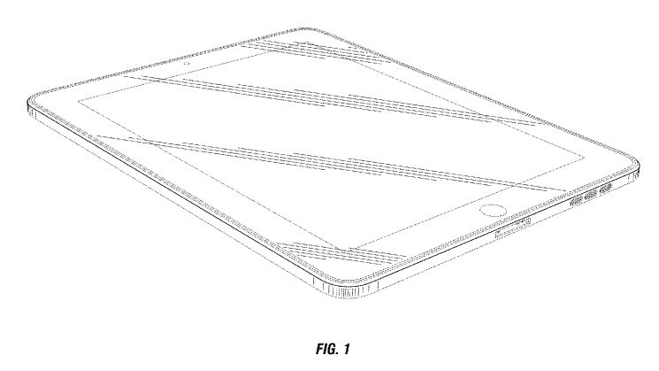 iPad rounded edge patent