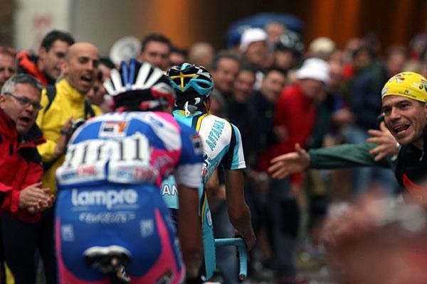 Marzio Bruseghin (Lampre) hung tough today