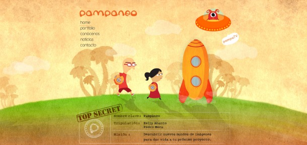 The beautiful online portfolio of Pampaneo.
