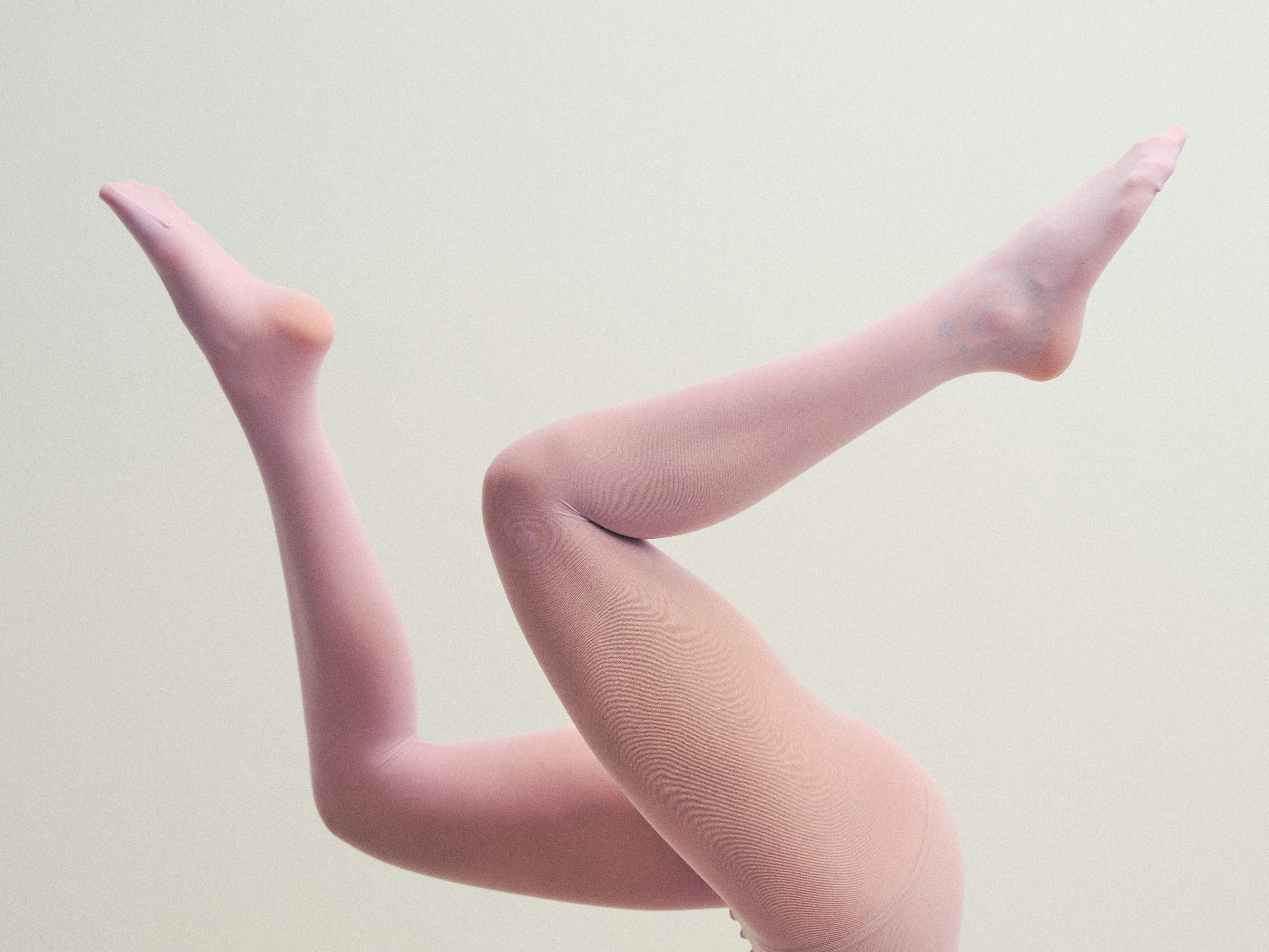 Legs in the air