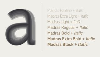 Madras font