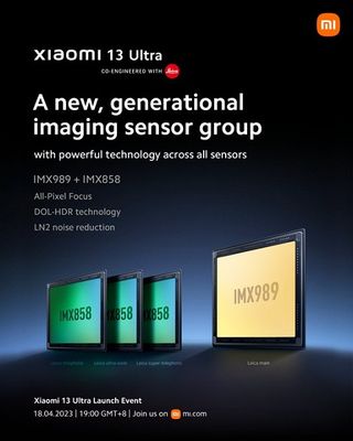 Xiaomi 13 Ultra camera sensors