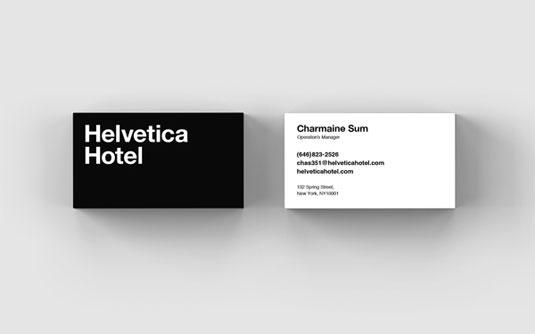 helvetica hotel