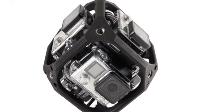 GoPro spherical VR rig