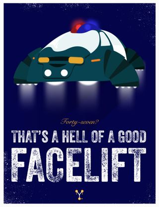 Back to the Future minimal poster series
