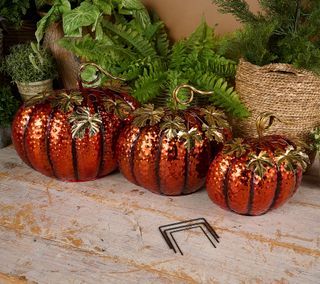 By Valerie Metallic Pumpkins