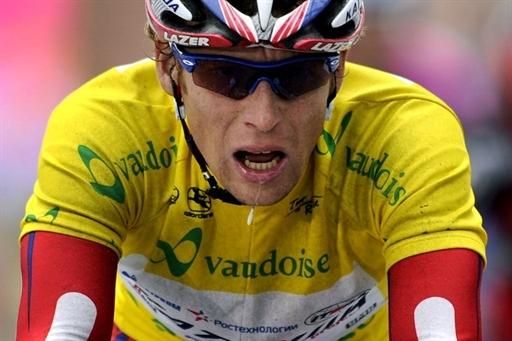Race leader Pavel Brutt (Katusha)