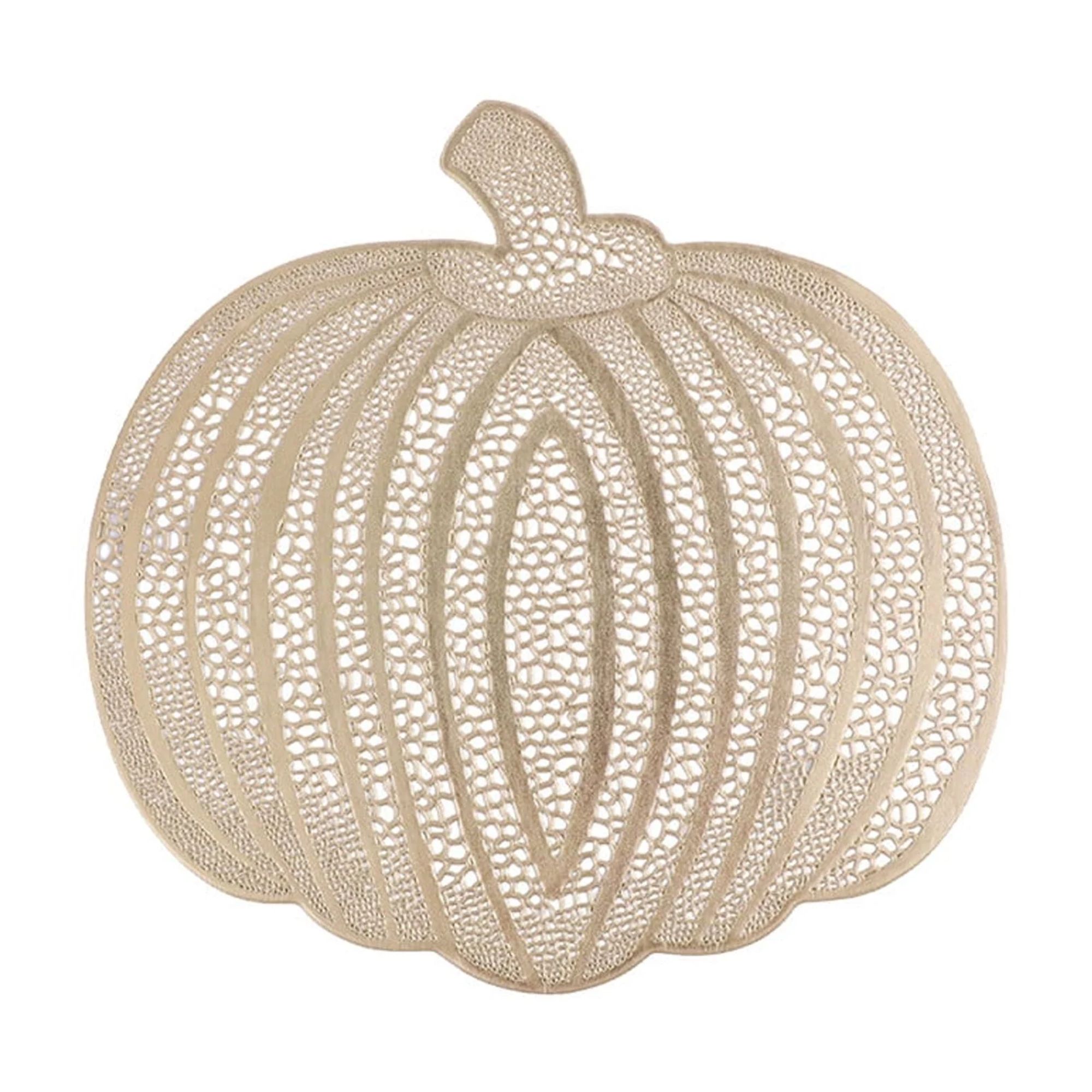 Embroidered Pumpkins Placemats 