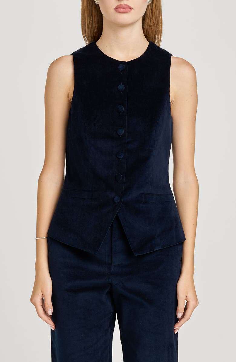 X Sara Walker Lee Velveteen Vest
