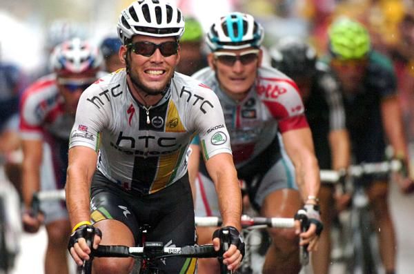 A beaming Mark Cavendish has just won stage 11 in Lavaur.