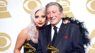 Tony Bennett and Lady Gaga at the Grammys