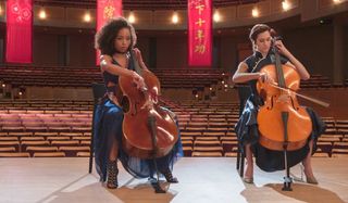The Perfection playing cello Netflix