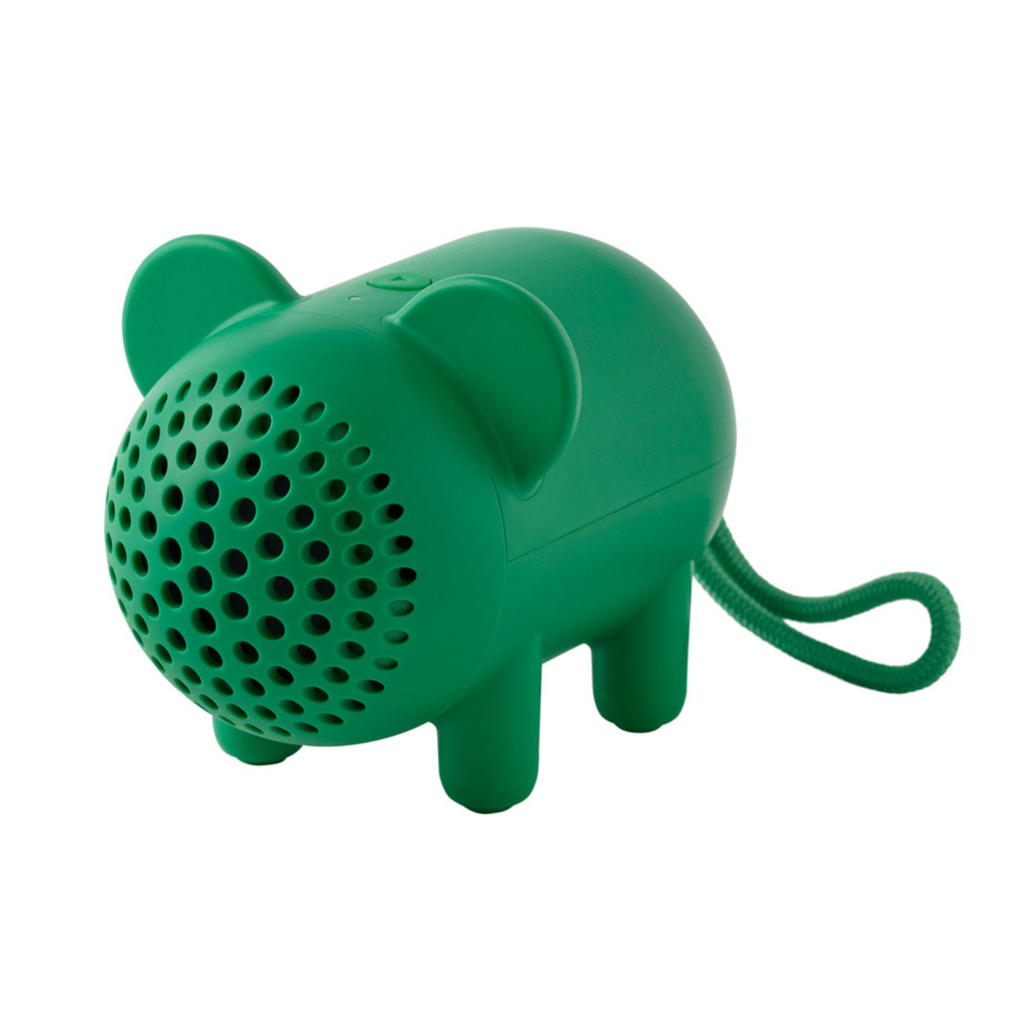ikea green mouse shaped speaker