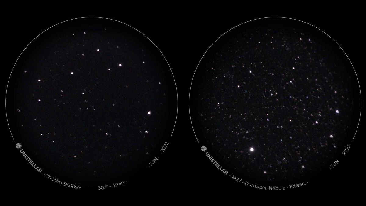 M42 photograph taken with the Unistellar eVscope 2