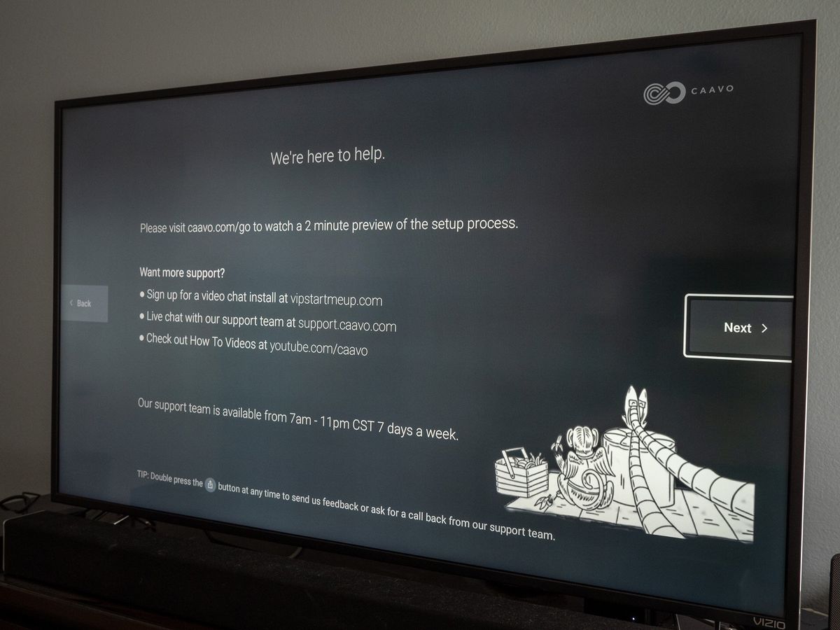 Caavo Control Center Setup