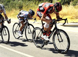 Taylor Phinney in early escape, Vuelta a Espana 2011, stage six