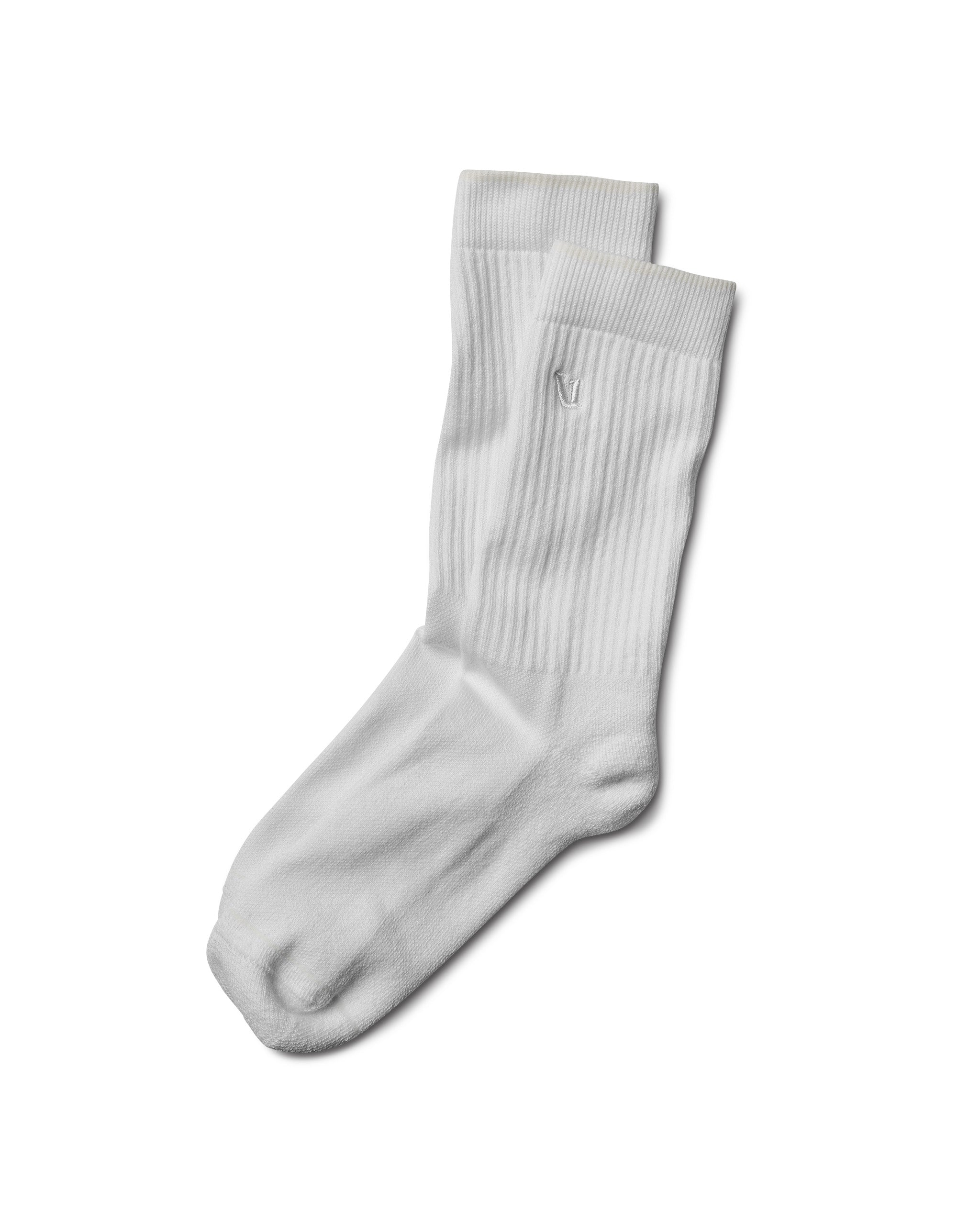V1 Crew Sock - White - S