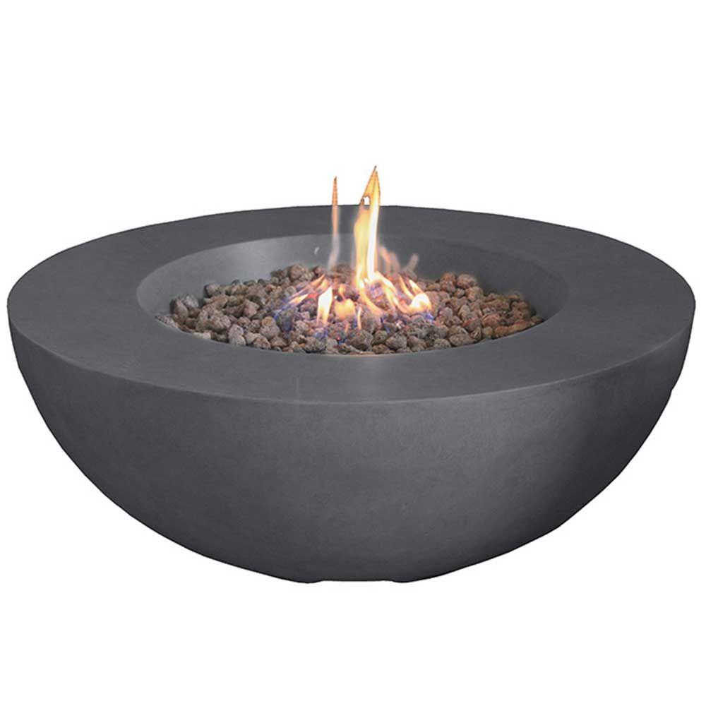 concrete fire pit quiet luxury garden accessory