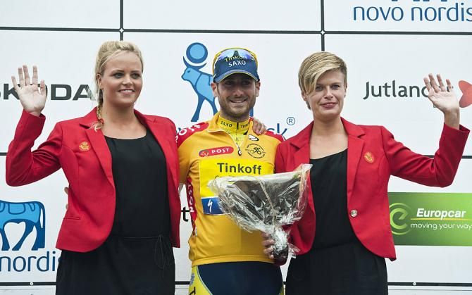 Manuele Boaro (Tinkoff - Saxo) is leading the overall at the Tour of Denmark
