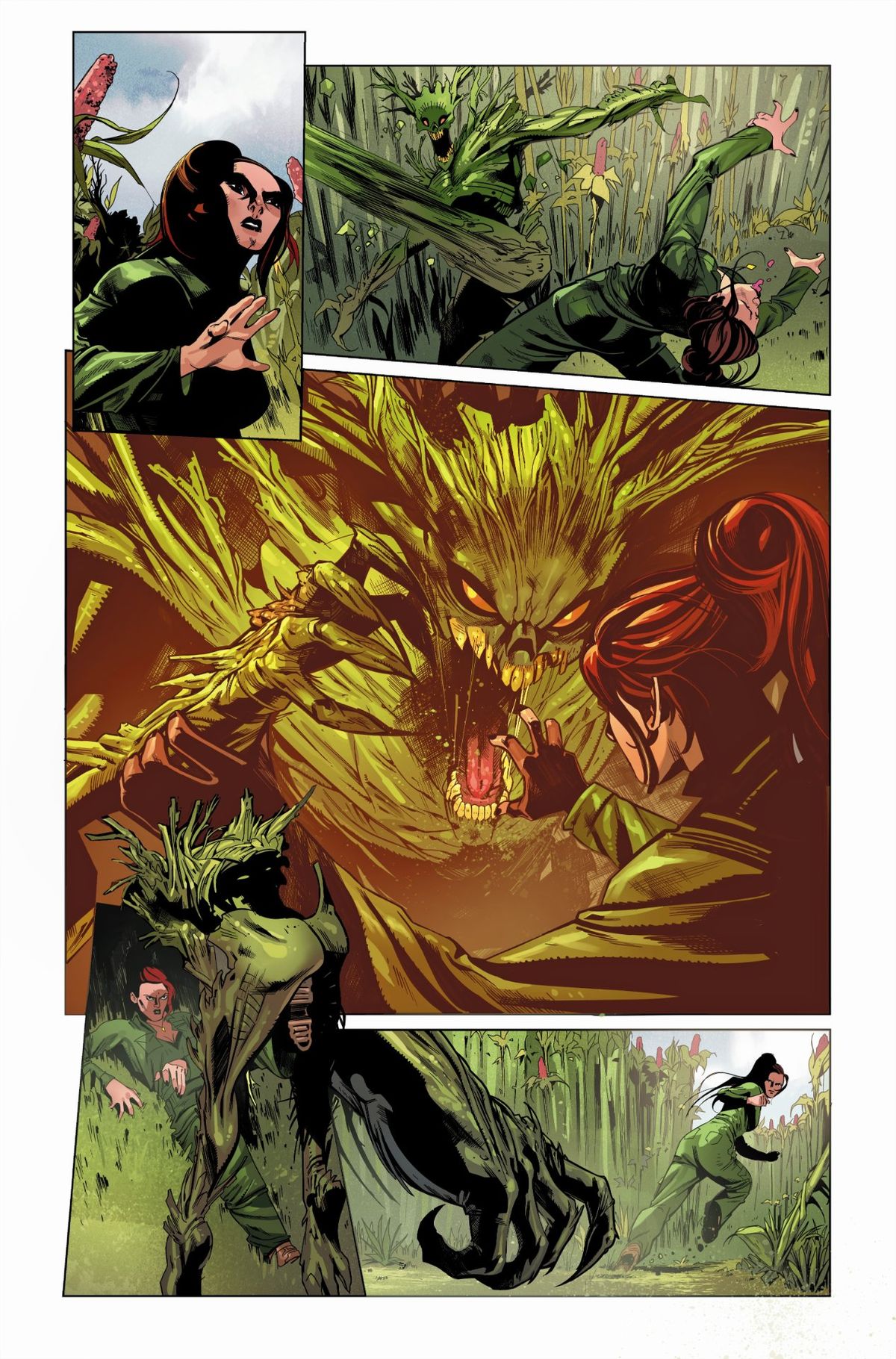 Poison Ivy #7 interior art by Atagun Ilhan