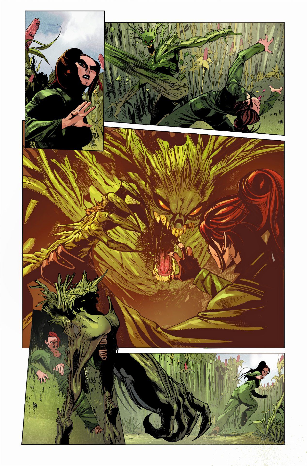 Poison Ivy #7 interior art by Atagun Ilhan
