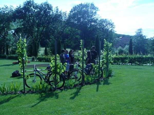 The journalists and Specialized staff mingle at the 2012 Specialized Fate bike launch.