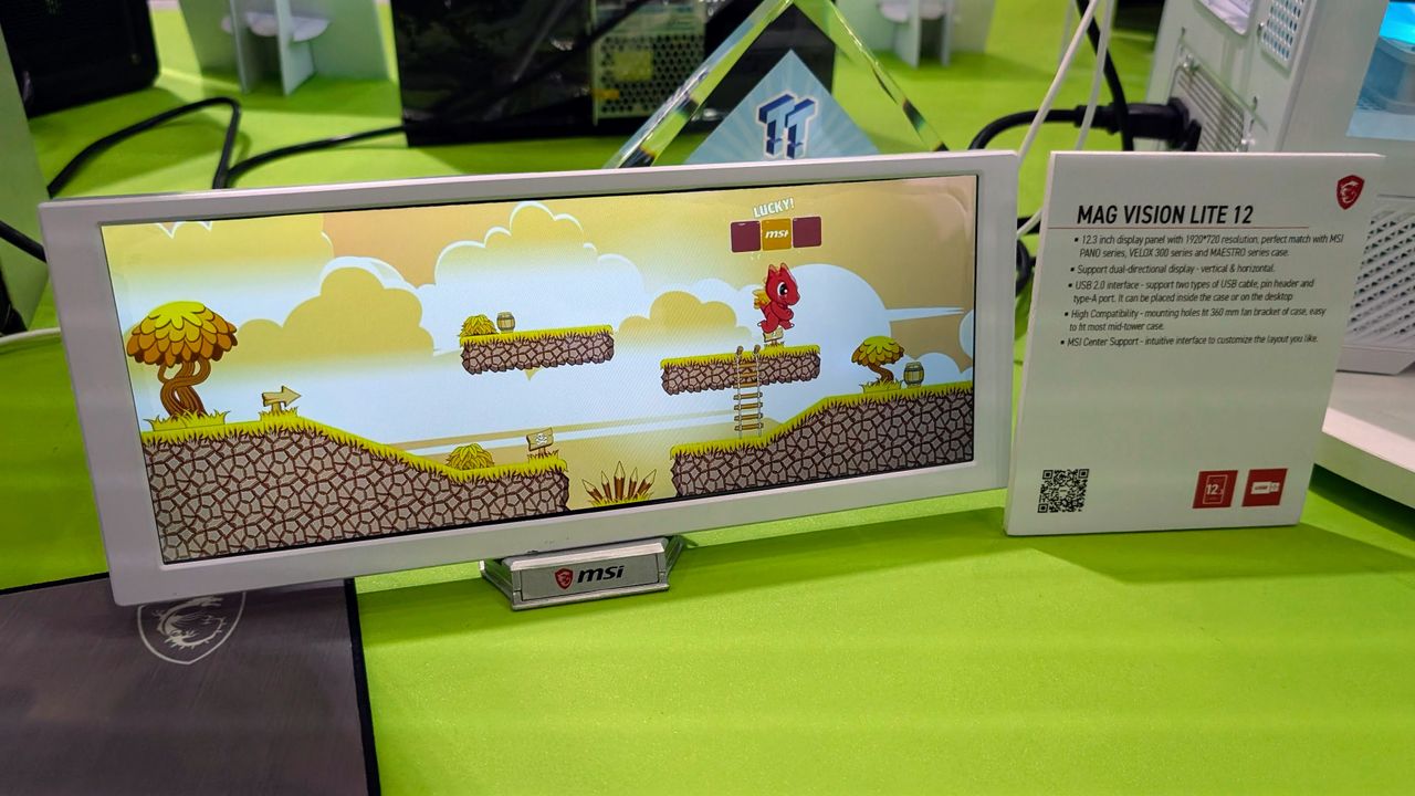 MSI Mag Vision Lite 12 12.3-inch LCD at Computex 2025