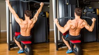 Wide lat pull-down