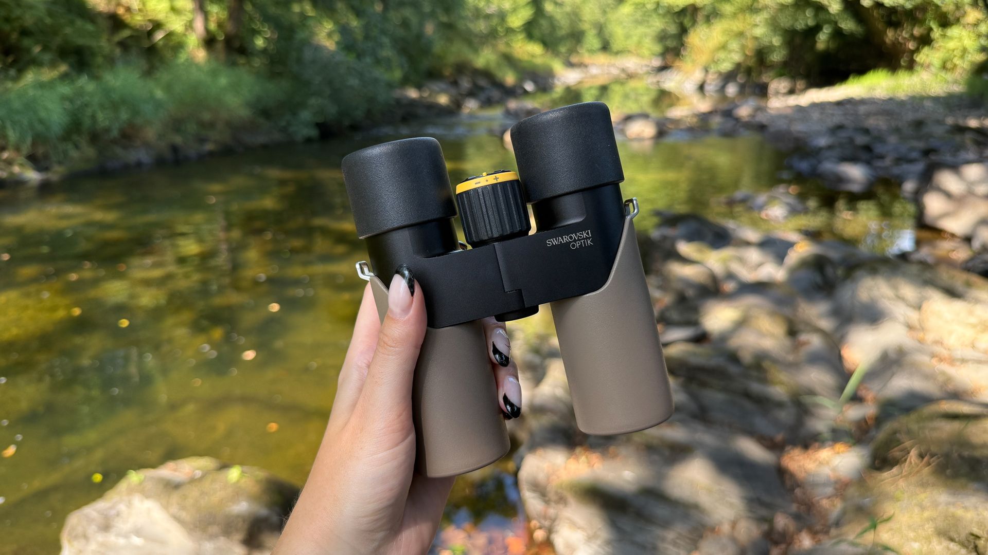 Swarovski CL Companion 10x30 in the hand