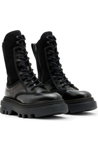 Alexia Lug Sole Combat Boot 