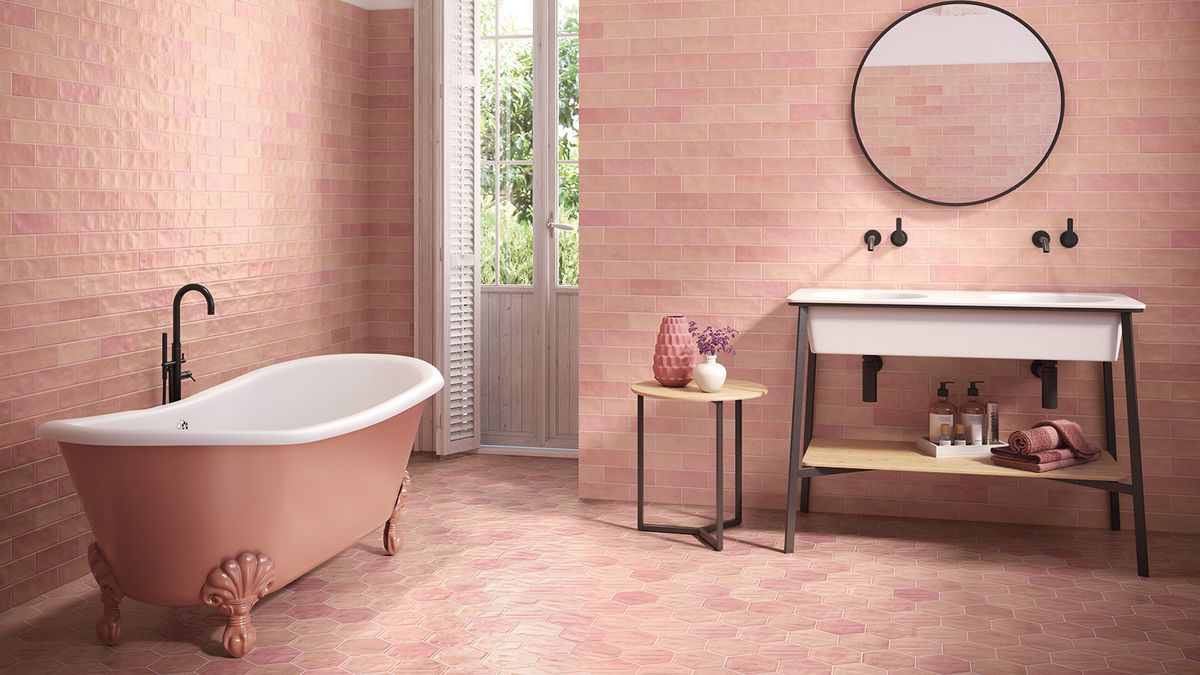 pink bathroom