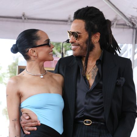 Zoe Kravitz and Lenny Kravitz