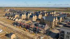 residential building site under construction
