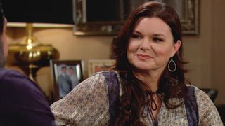 Katie (Heather Tom) smiles in The Bold and the Beautiful