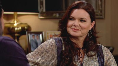 Katie (Heather Tom) smiles in The Bold and the Beautiful