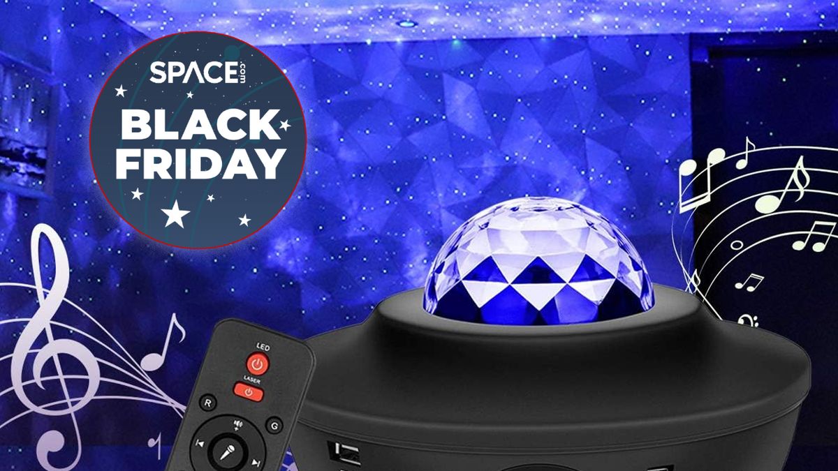 Grab a mesmerizing star projector for less than $20 this Black