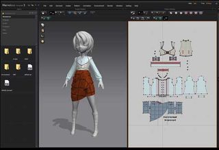 Marvelous Designer allows creation of complex clothing by mixing the latest in 3D tech with traditional tailoring methodologies