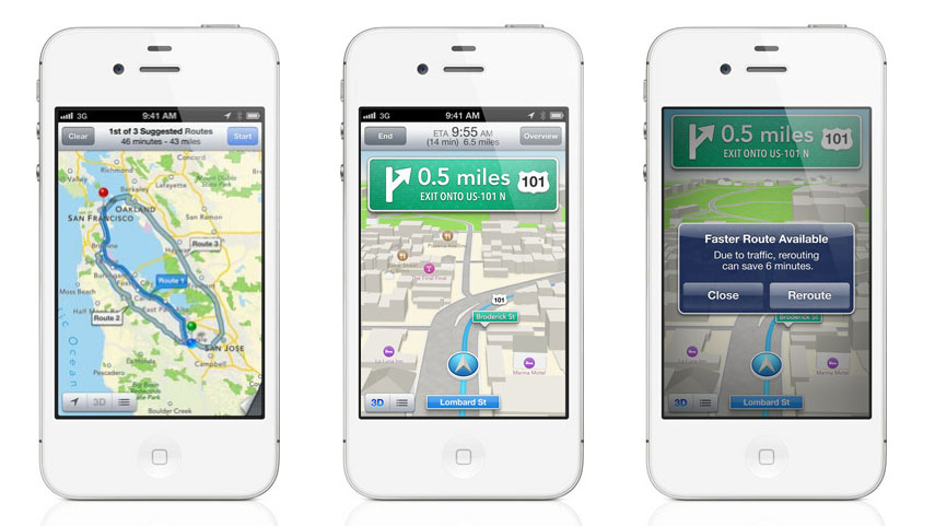 iOS 6 maps