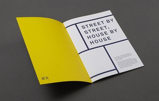 M J Jackson and Jonathan Davies prove demonstrate the ‘less is more’ principle with this pared down brochure for Benham & Reeves