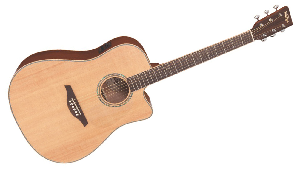 Vintage VEC501 Electro-Acoustic Cutaway Dreadnought