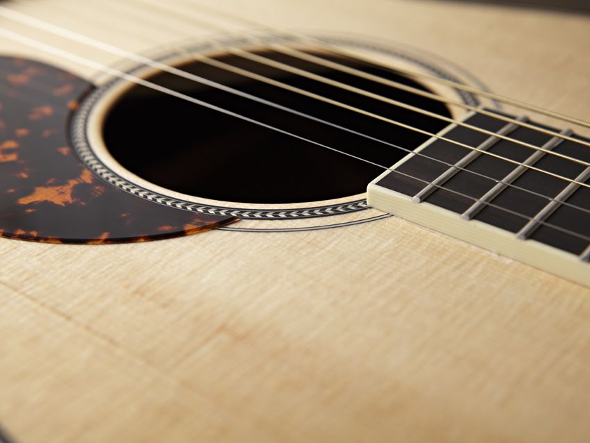 The oversized soundhole helps this little picker pack a big punch.