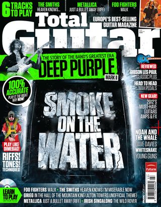 deep purple smoke on the water chords