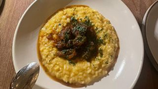 Veal and risotto