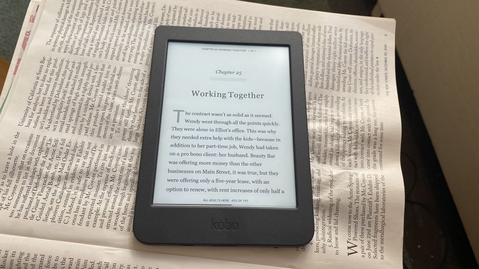Kobo Nia review (handson) Tom's Guide