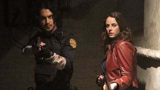 Avan Jogia and Kaya Scodelario in Resident Evil: Welcome to Raccoon City