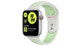Apple Watch Series 6 Series Nike in white with green
