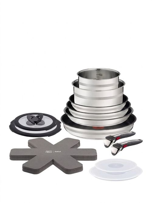 Jamie Oliver by Tefal Ingenio Stainless Steel Pans, Lids & Utensils Set