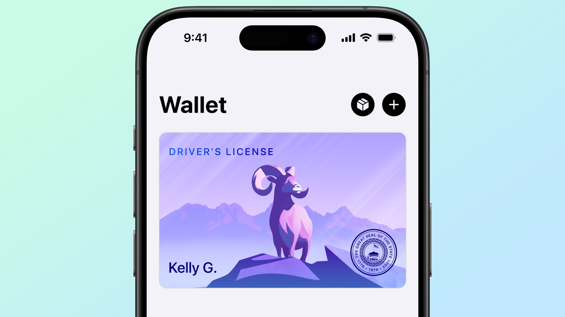 Digital ID on an iPhone